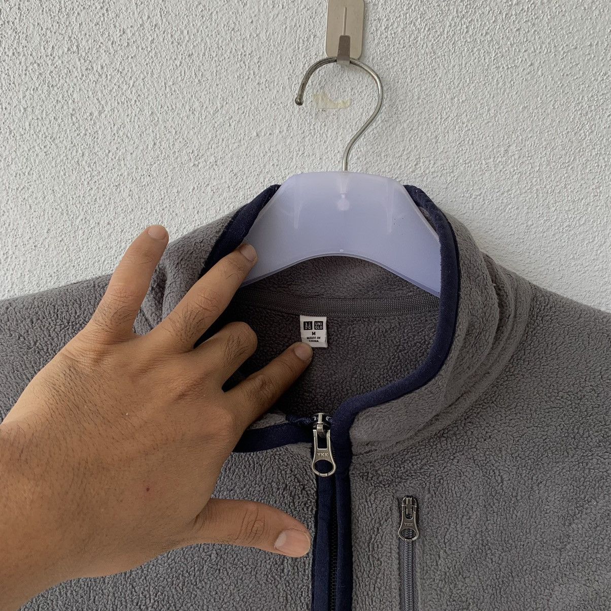 Japanese Brand × Uniqlo UNIQLO fleece turtleneck full-zip jacket Size US M / EU 48-50 / 2 - 5 Thumbnail
