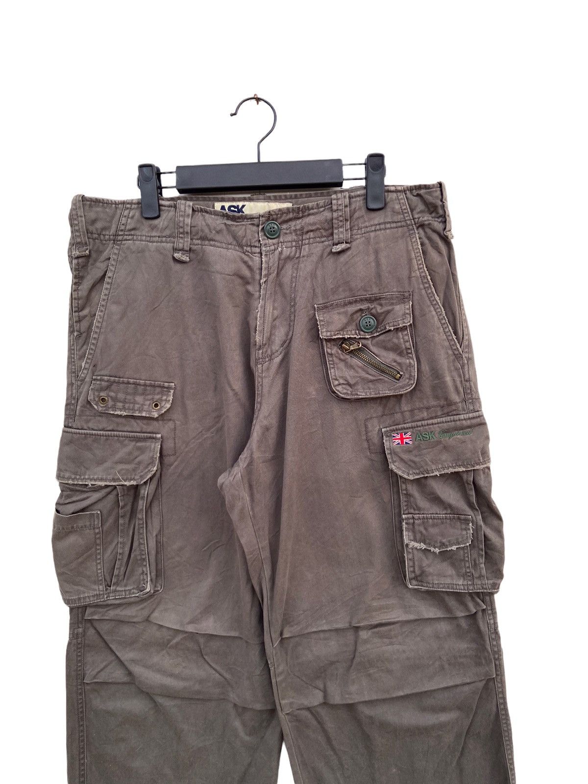 Japanese Brand ASK Enquired Tactical Seven Pocket Cargo Pant Size US 33 - 2 Thumbnail