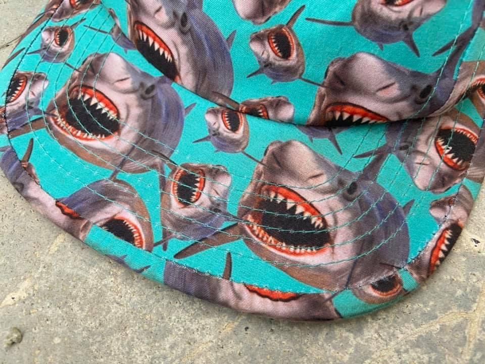 Other 5 Panel Cap With Fullprint Angry Jaws By Mrkt Chasher Size ONE SIZE - 5 Thumbnail