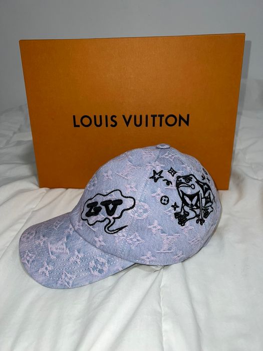 Louis Vuitton Denim Mng Bleached Cap