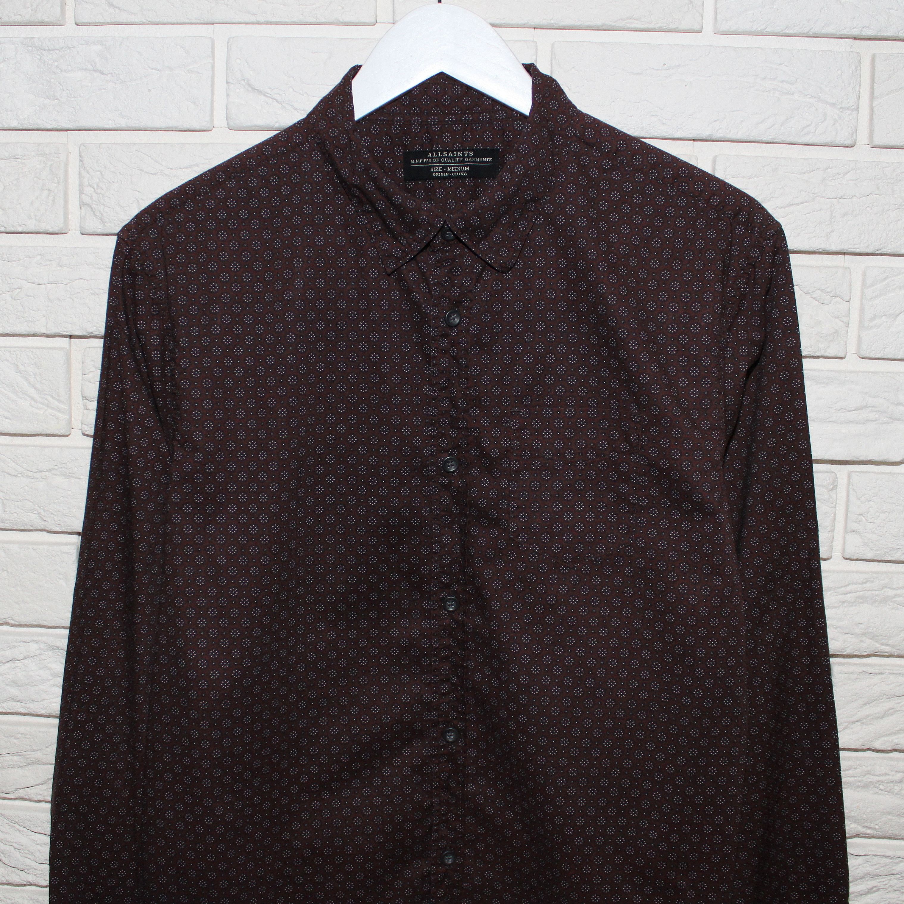 Allsaints Allsaints Mens Brown Longsleeve Shirt Size M Size US M / EU 48-50 / 2 - 5 Thumbnail
