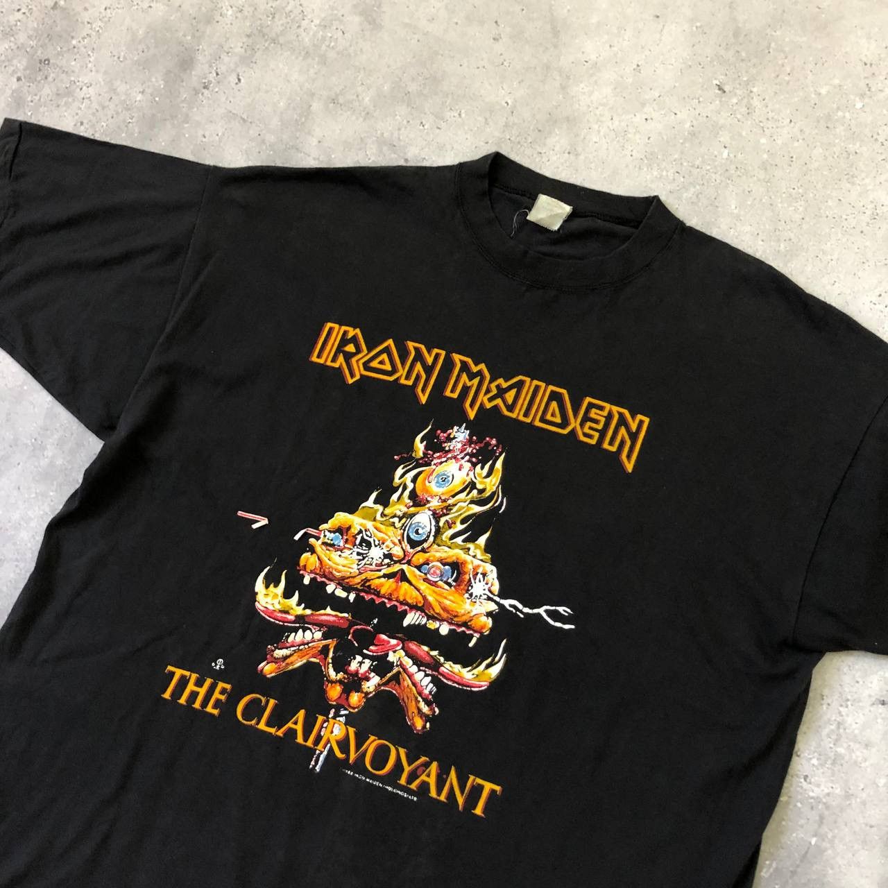 Band Tees *RARE* 1988 Iron Maiden Vintage Tee shirt Size US XL / EU 56 / 4 - 2 Thumbnail