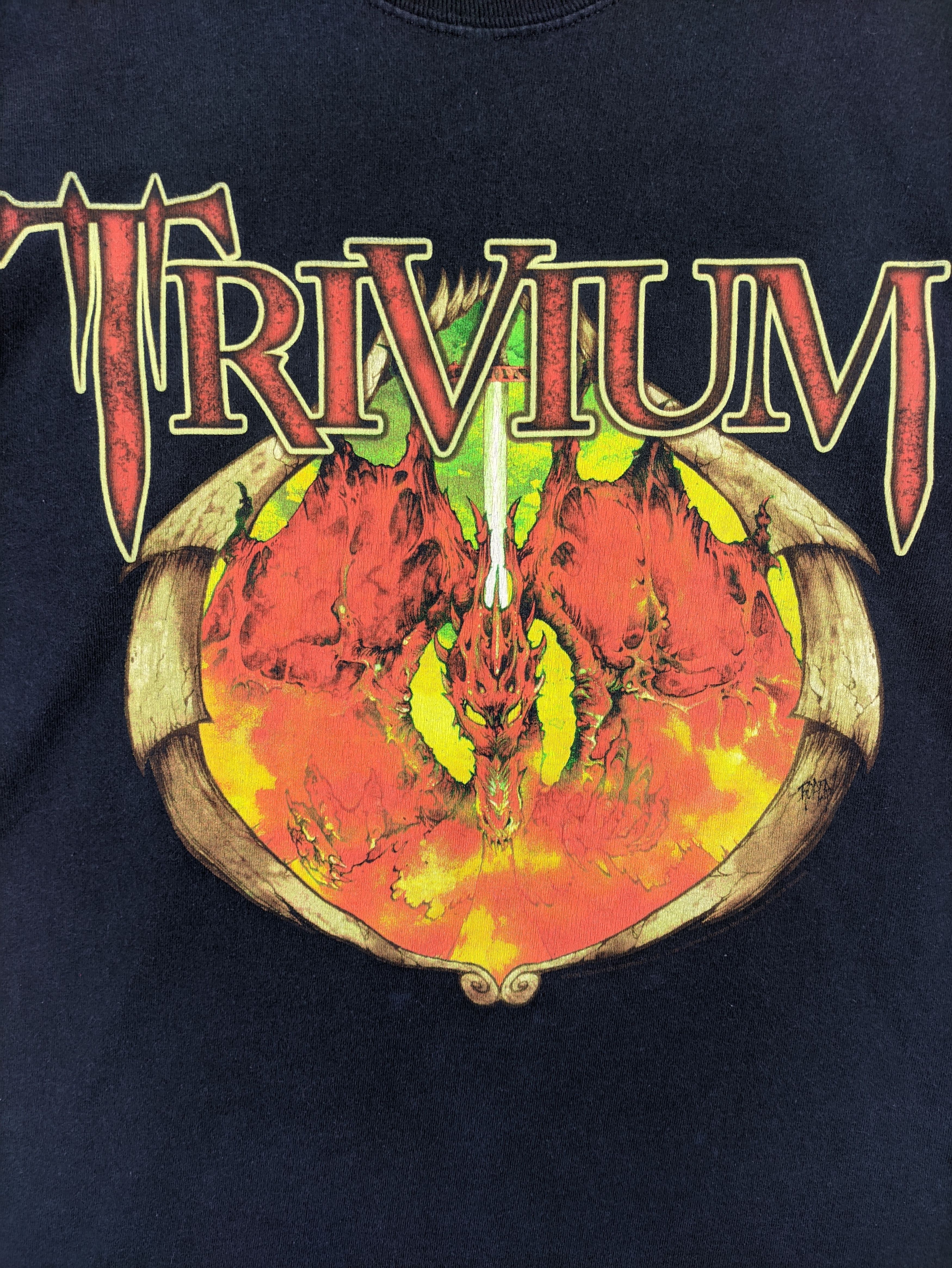 Band Tees × Vintage Steals🔥Vintage Shirt Y2K Trivium 2008 Metal Tee Size US M / EU 48-50 / 2 - 4 Thumbnail