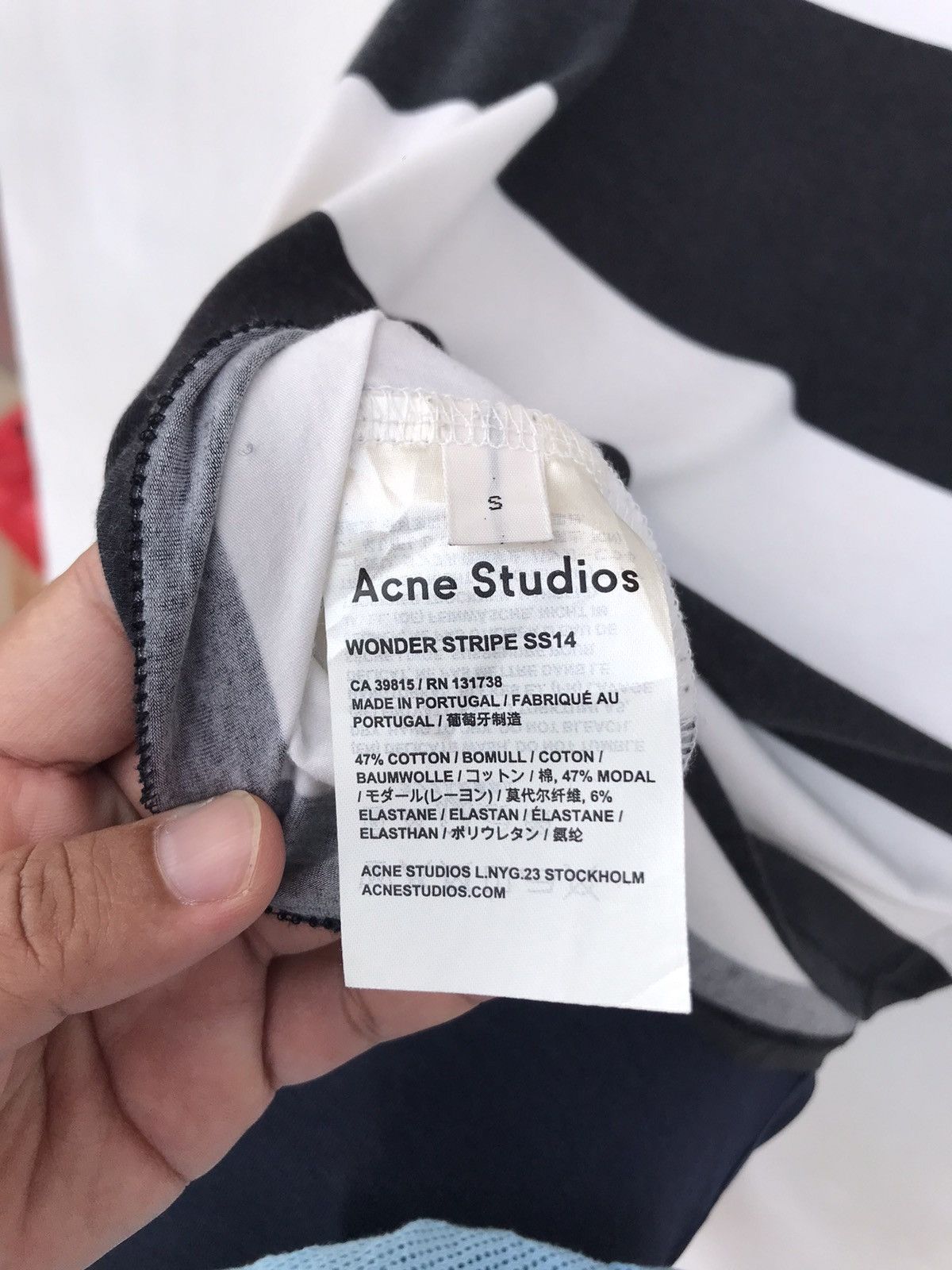 Acne Studios Acne Studio Wonder Stripe Boxy Tees SS14 Size US S / EU 44-46 / 1 - 5 Thumbnail