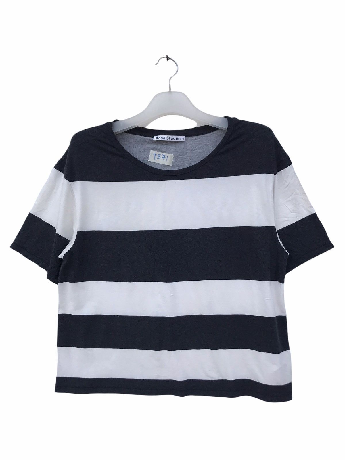 Acne Studios Acne Studio Wonder Stripe Boxy Tees SS14 Size US S / EU 44-46 / 1 - 1 Thumbnail