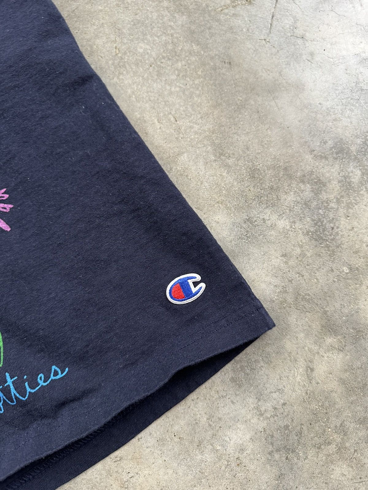 Champion Lotties Flower Drawings Navy Champion Logo Shorts Medium Size US 32 / EU 48 - 4 Thumbnail