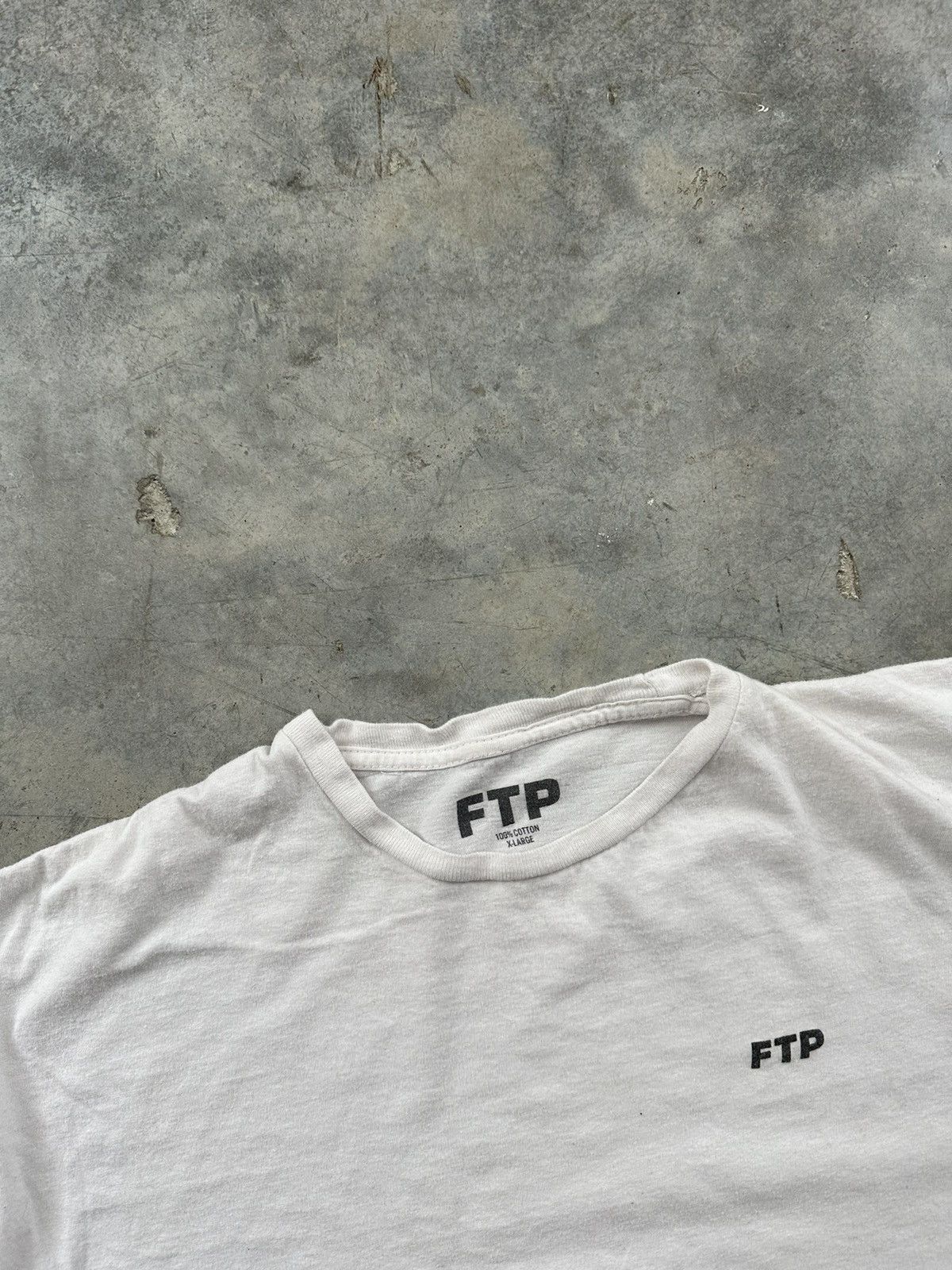 Fuck The Population Fuck The Population FTP White Micro Logo Tee Sz. LX Size US XL / EU 56 / 4 - 2 Thumbnail