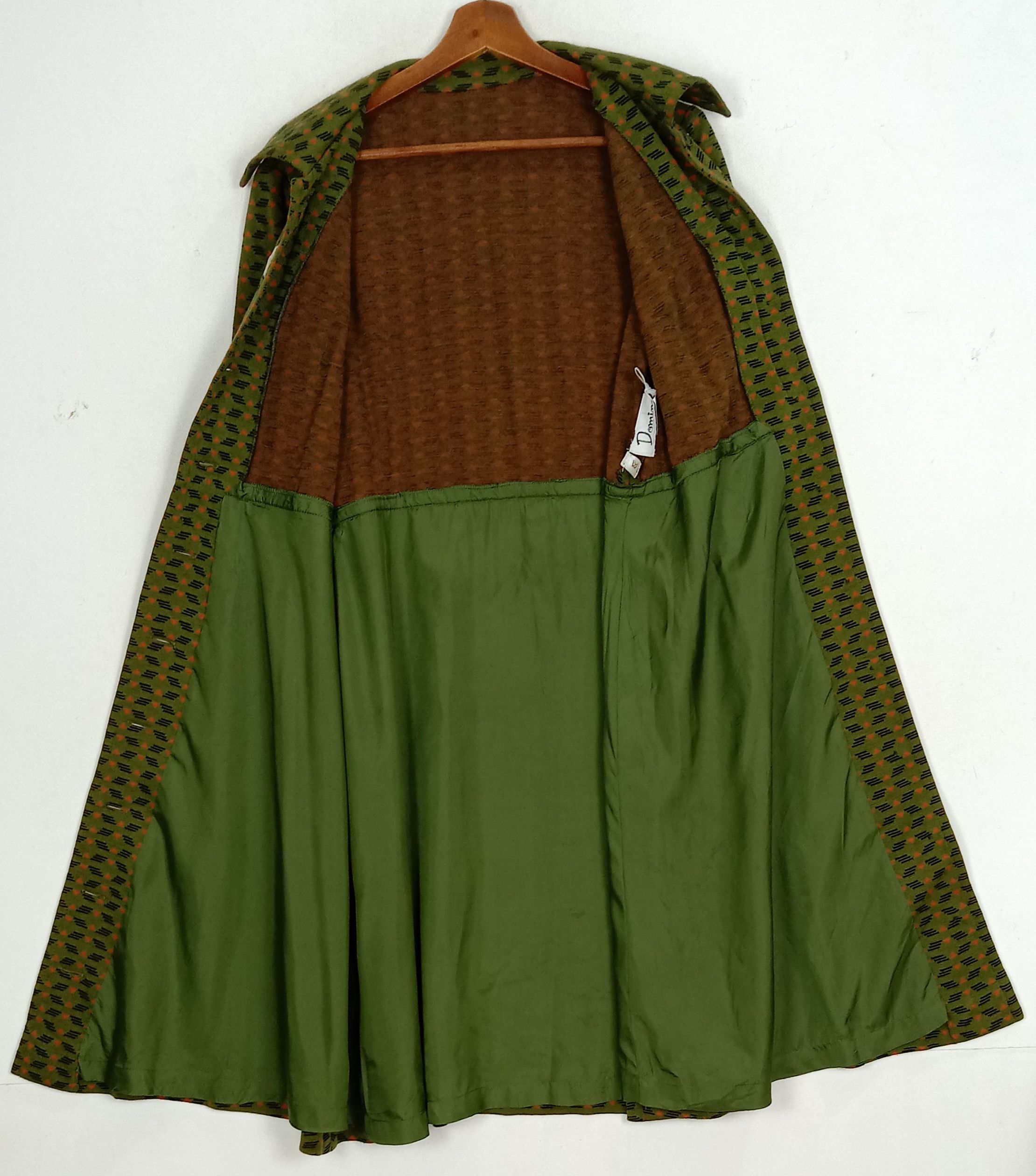 Designer X Vintage Domino Long Coat