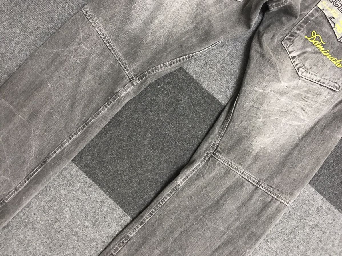 Japanese Brand × Seditionaries DOUBLE WAIST🔥Dominate Japan Black Wash Double Waist Jeans Size US 32 / EU 48 - 8 Thumbnail
