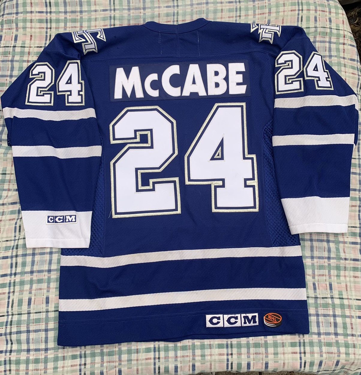 NHL VINTAGE CCM TORONTO MAPLE LEAFS BRYAN McCABE NHL JERSEY Size US S / EU 44-46 / 1 - 2 Thumbnail