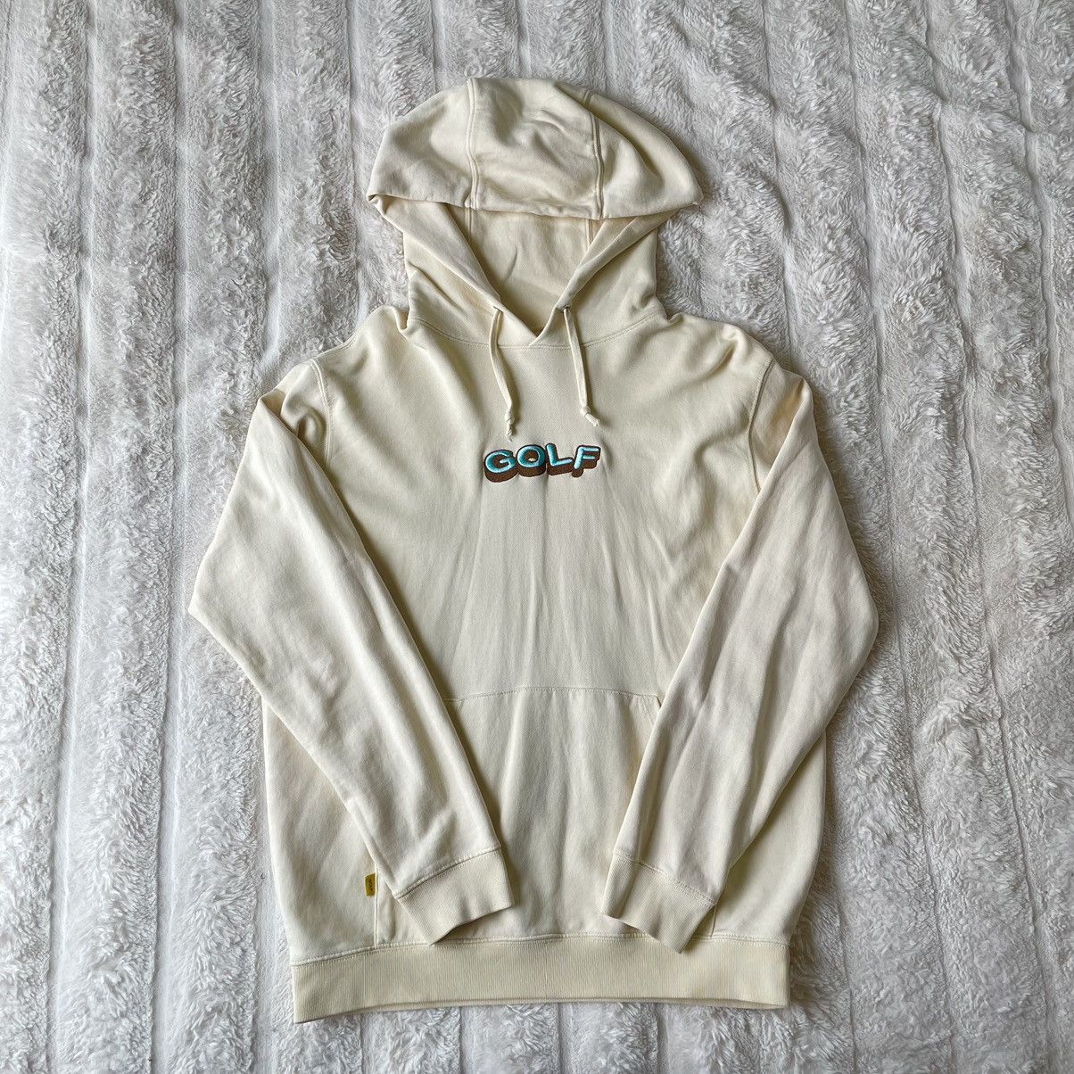 Cream Golf Wang Embroidered Hoodie Tops