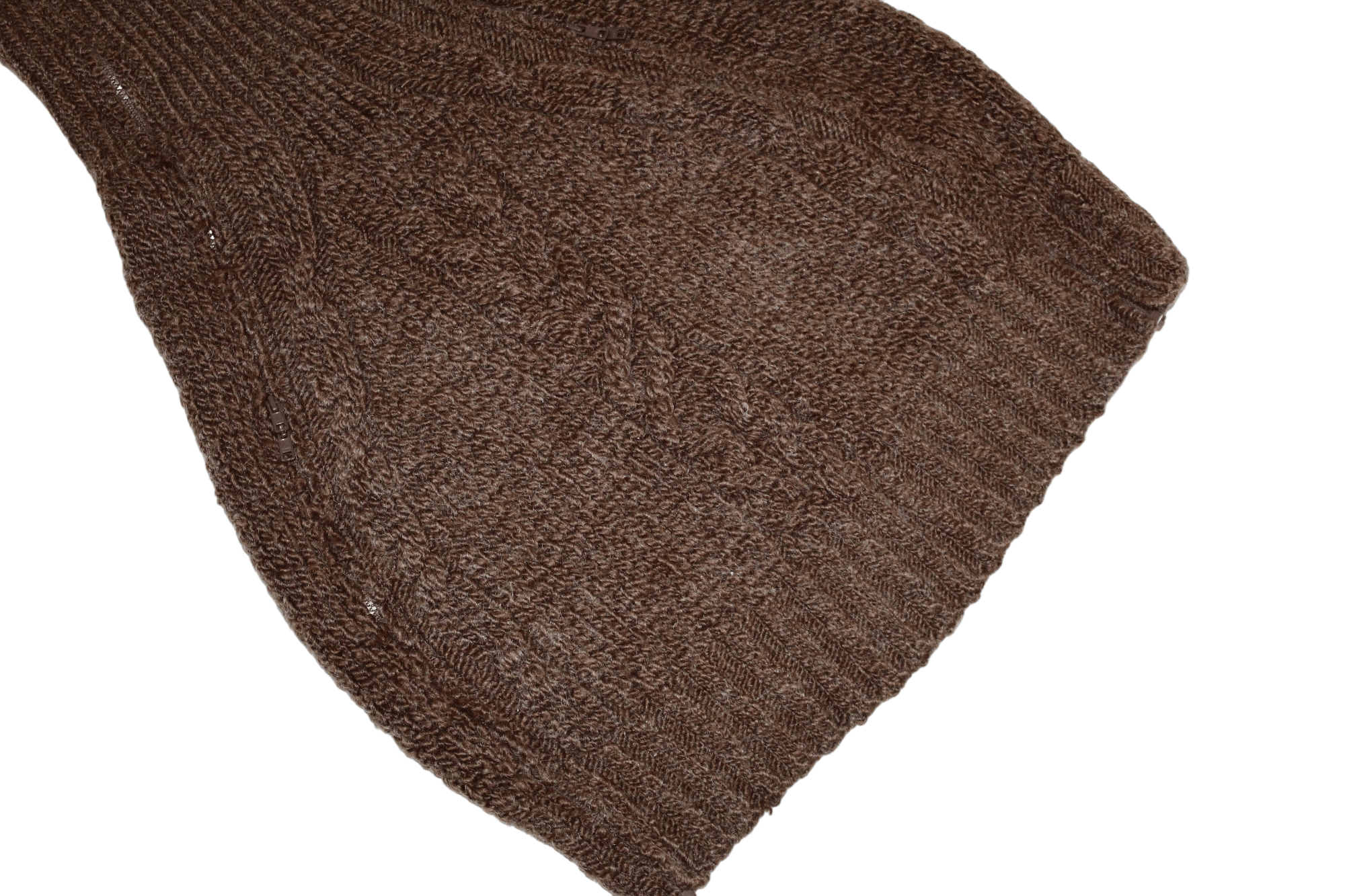 Y's 🔥VTG🔥 Y's mixed cable knit double zip ribbed poncho Size US M / EU 48-50 / 2 - 7 Thumbnail