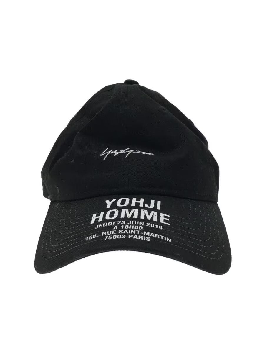帽子 Yohji Yamamoto HOMME MESSAGE HAT 21AW Yohji Yamamoto POUR HOMME New Era × Yohji Yamamoto Logo Cap