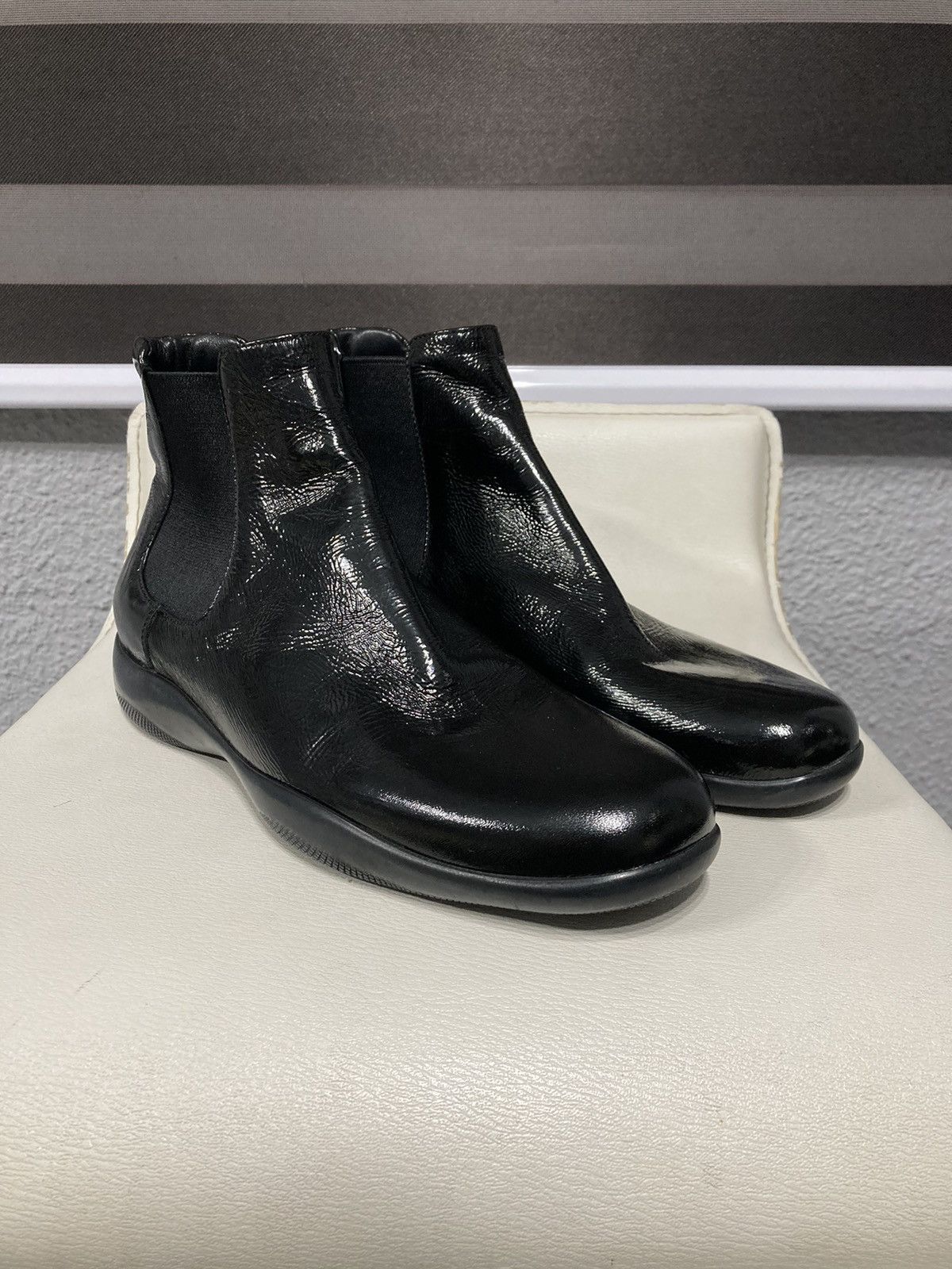 Prada Linea Rossa Chelsea Ankle Boots Size US 7.5 / IT 37.5 - 1 Thumbnail