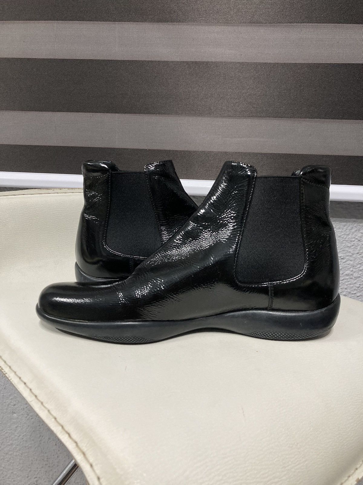 Prada Linea Rossa Chelsea Ankle Boots Size US 7.5 / IT 37.5 - 6 Thumbnail