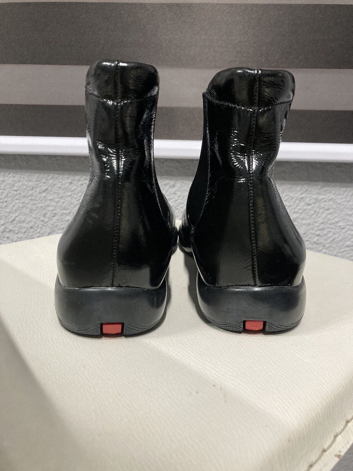 Prada Linea Rossa Chelsea Ankle Boots Size US 7.5 / IT 37.5 - 4 Thumbnail