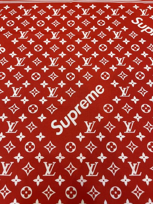 ✳️ READY STOCK BANDANA LV SUPREME - Lv Supreme Bandana Id