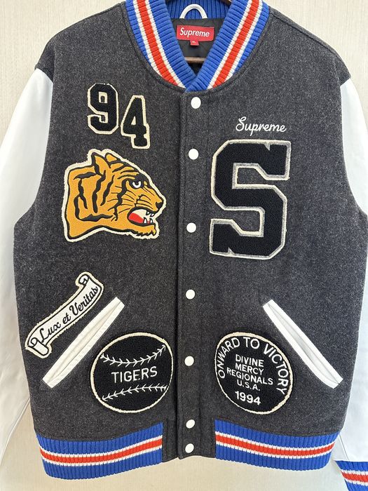 Supreme Supreme 09 F/W Tiger Varsity Jacket Travis Scott | Grailed