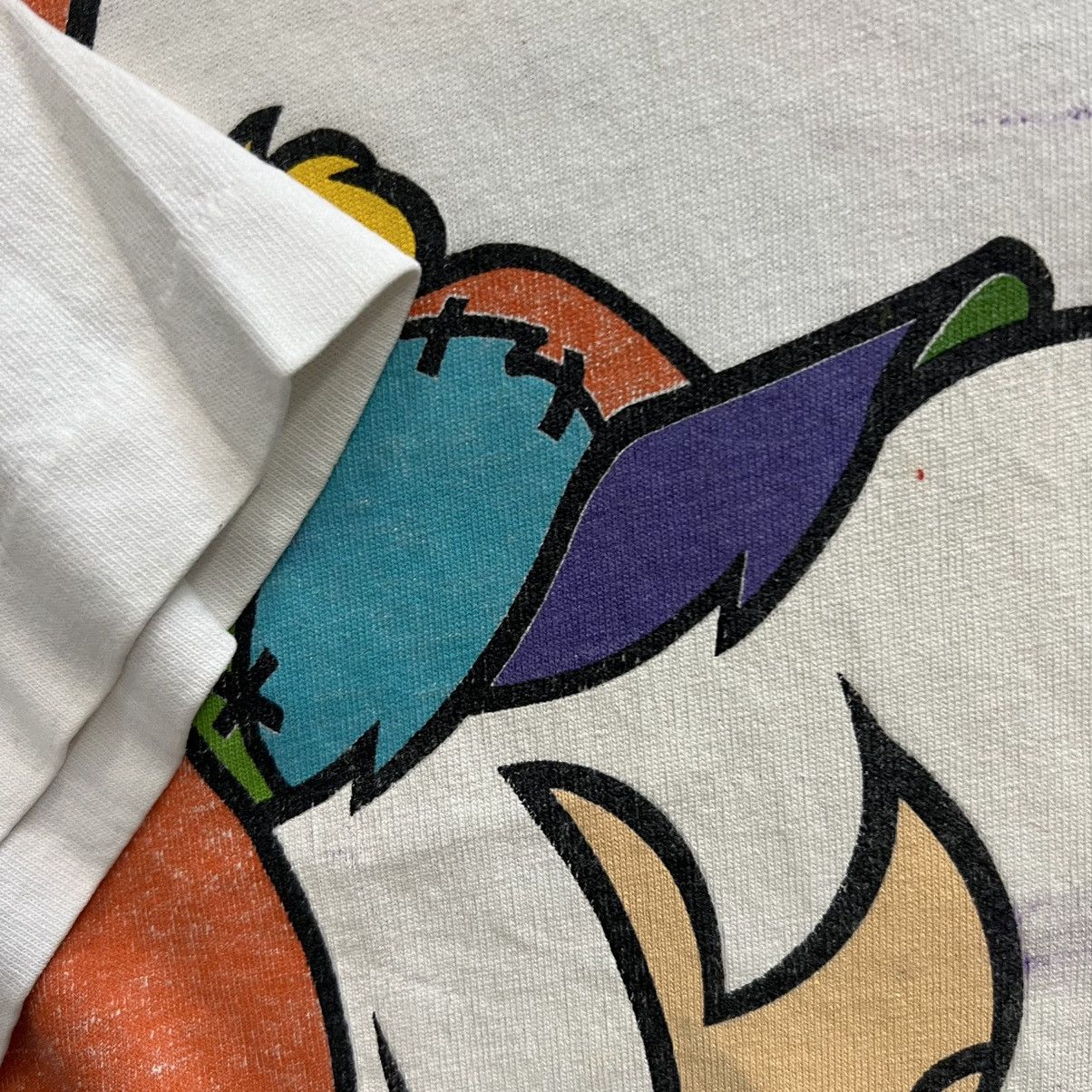 Vintage 1993 Pebbles & bam bam flintstones shirt Size US XL / EU 56 / 4 - 9 Thumbnail