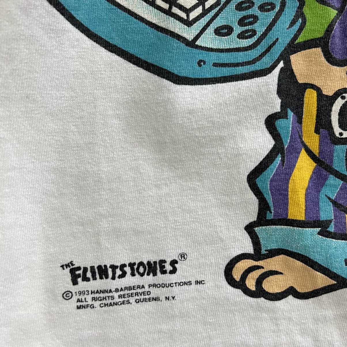 Vintage 1993 Pebbles & bam bam flintstones shirt Size US XL / EU 56 / 4 - 4 Thumbnail