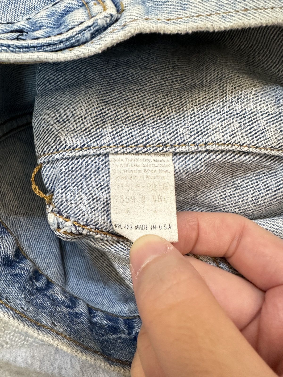 Hollywood Trading Company HTC IrregulaR HUMBLE Gemstone Studded Vintage Levi’s Jacket Size US M / EU 48-50 / 2 - 9 Thumbnail