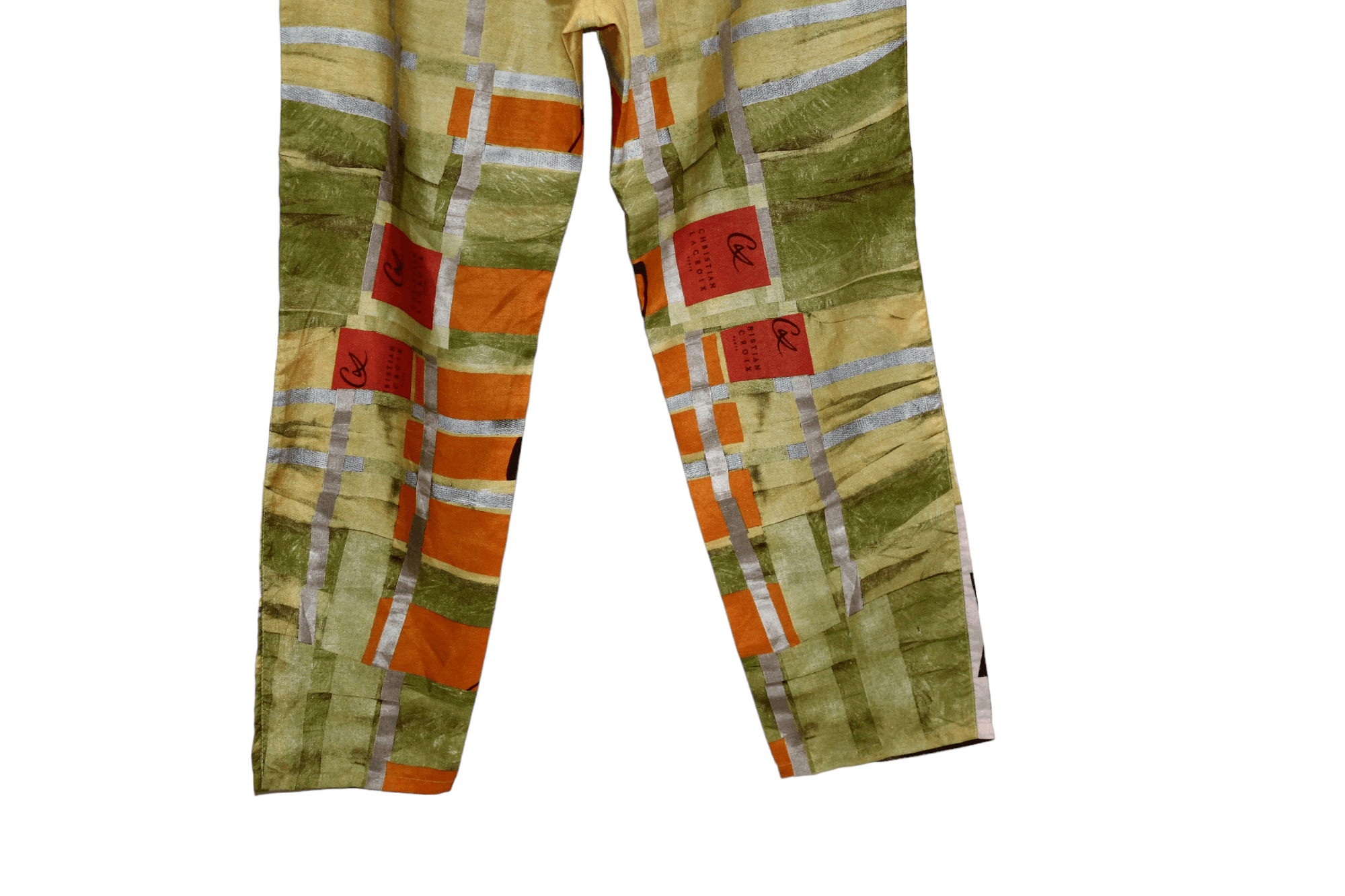 Christian Lacroix 💥 90s Jeans de Christian Lacroix Abstract Multicoulor Pants Size 27" / US 4 / IT 40 - 6 Thumbnail