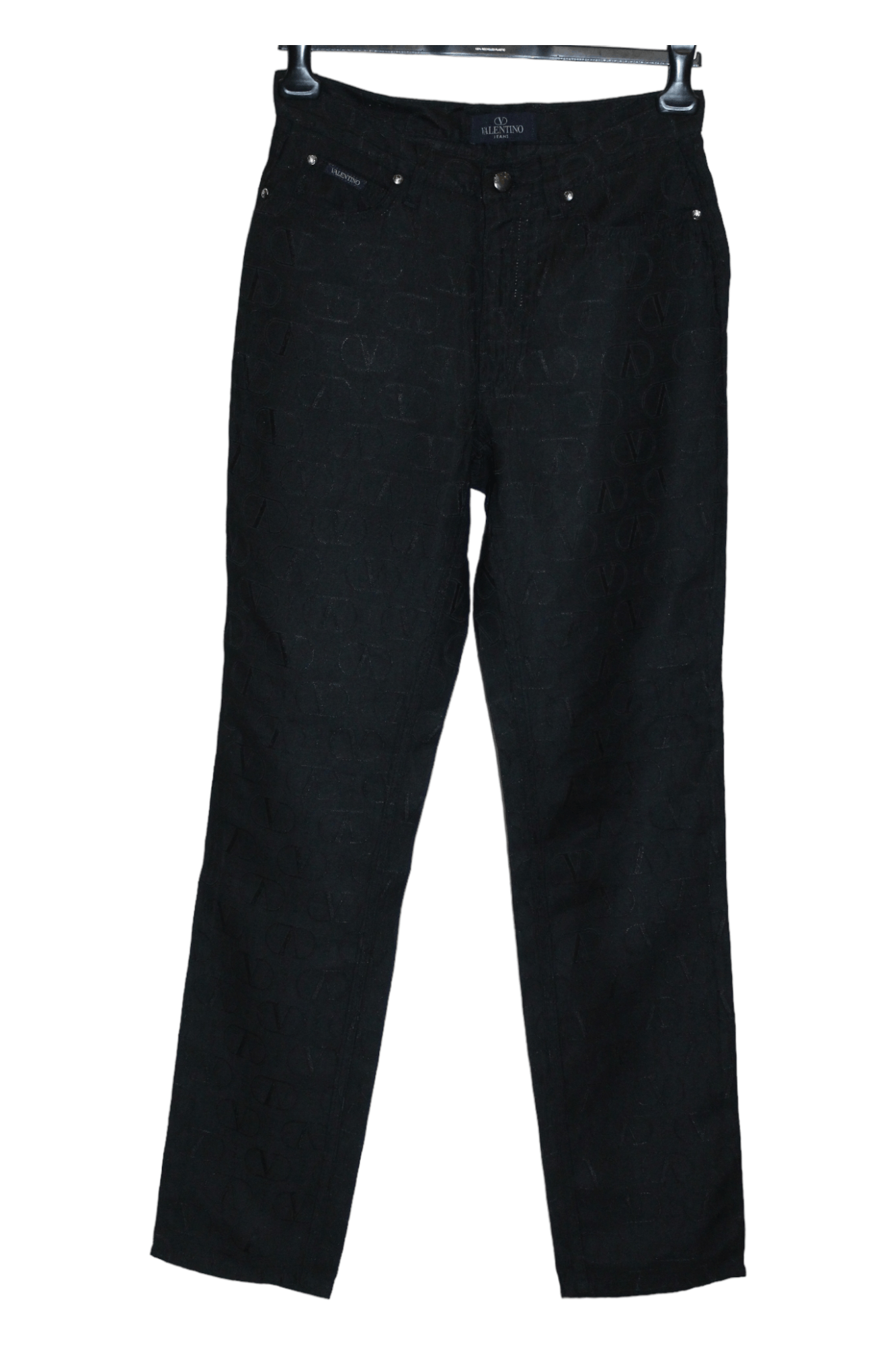 Valentino 💥GRAIL💥90's Valentino Jeans Monogram Satin Nylon Pants Size US 32 / EU 48 - 15 Thumbnail