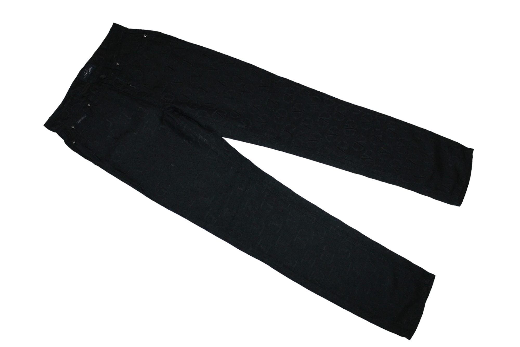 Valentino 💥GRAIL💥90's Valentino Jeans Monogram Satin Nylon Pants Size US 32 / EU 48 - 8 Thumbnail