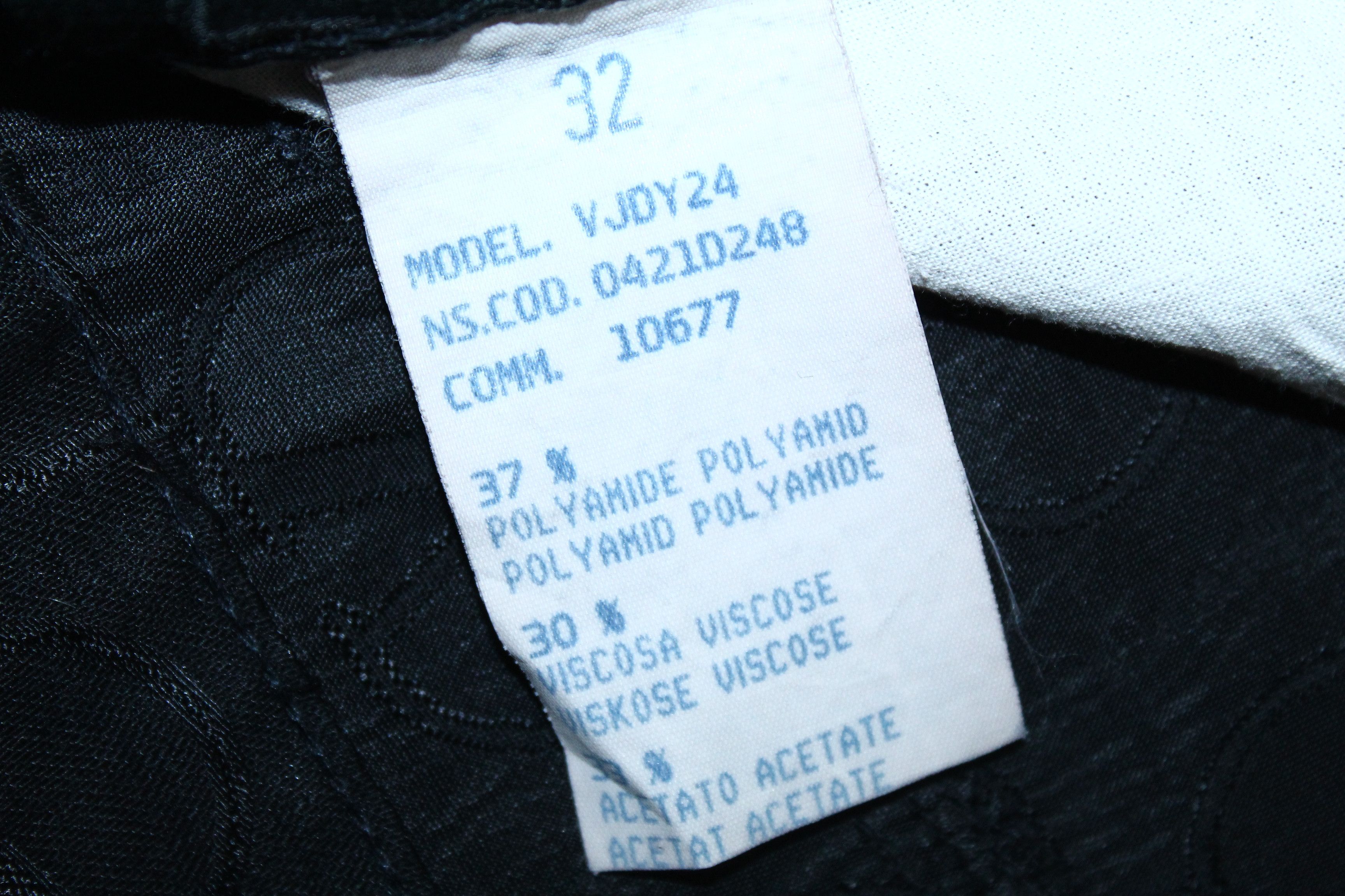 Valentino 💥GRAIL💥90's Valentino Jeans Monogram Satin Nylon Pants Size US 32 / EU 48 - 9 Thumbnail