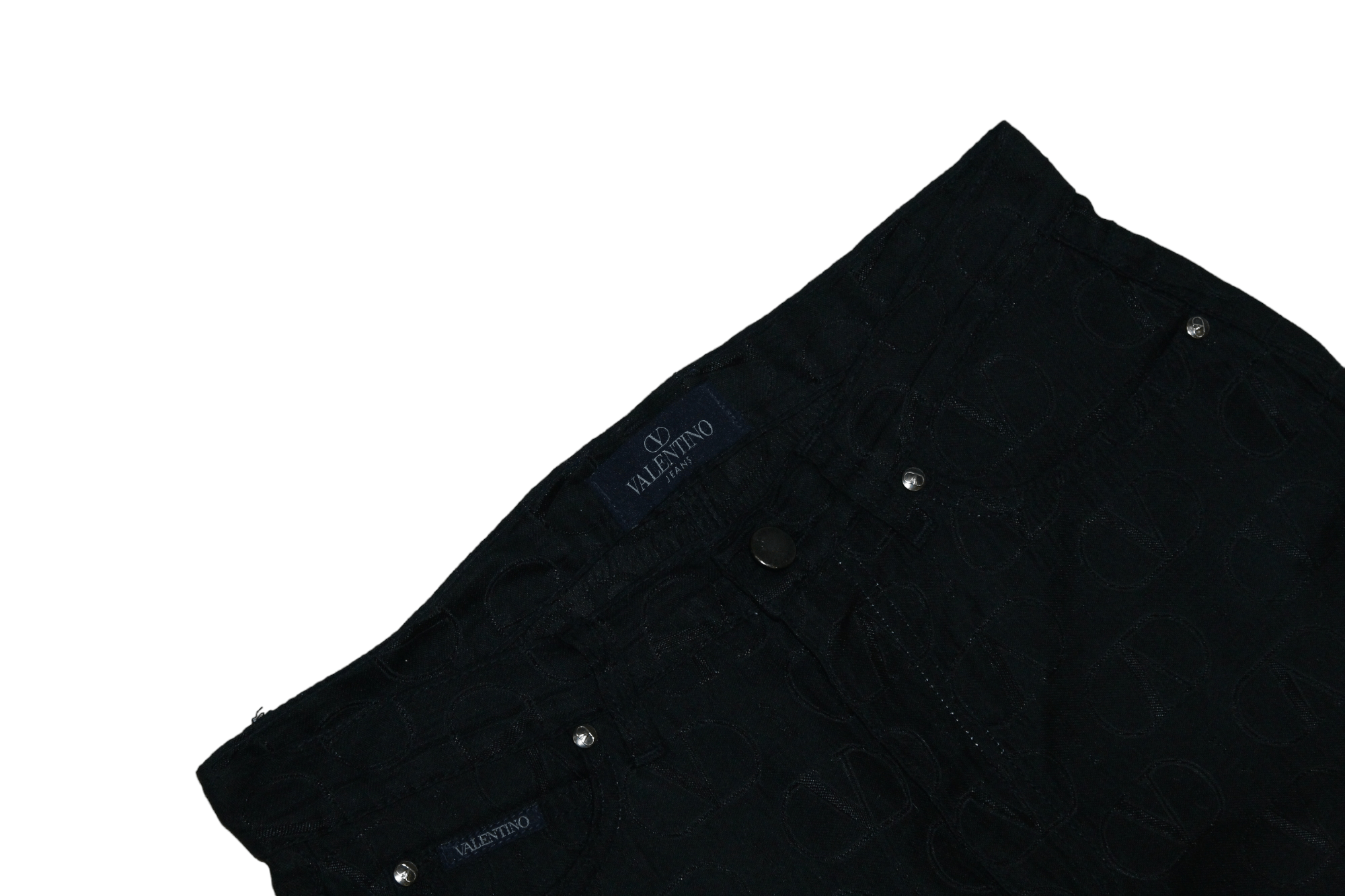 Valentino 💥GRAIL💥90's Valentino Jeans Monogram Satin Nylon Pants Size US 32 / EU 48 - 4 Thumbnail