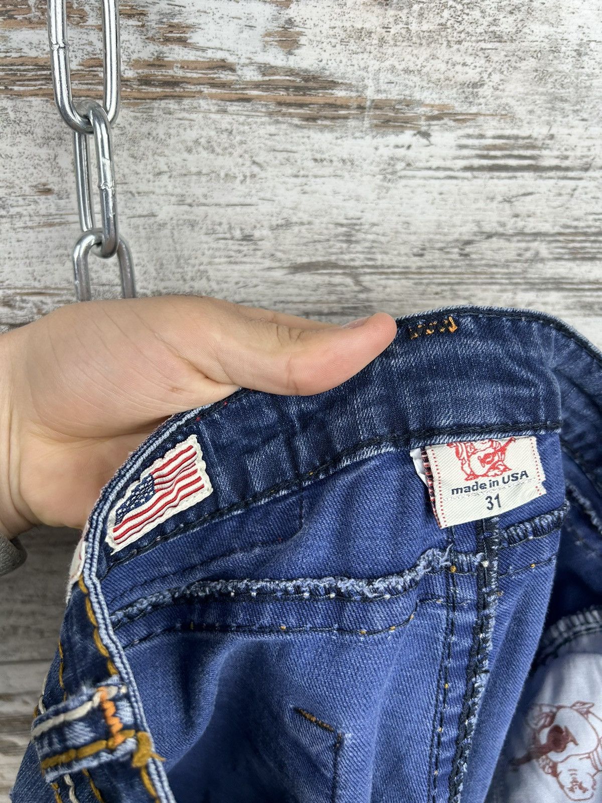 True Religion × Vintage Women’s Vintage True Religion denim jeans streetwear y2k Size 31" - 9 Thumbnail