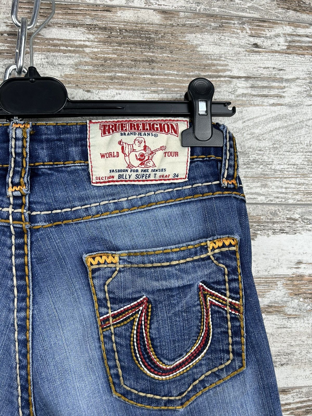 True Religion × Vintage Women’s Vintage True Religion denim jeans streetwear y2k Size 31" - 4 Thumbnail