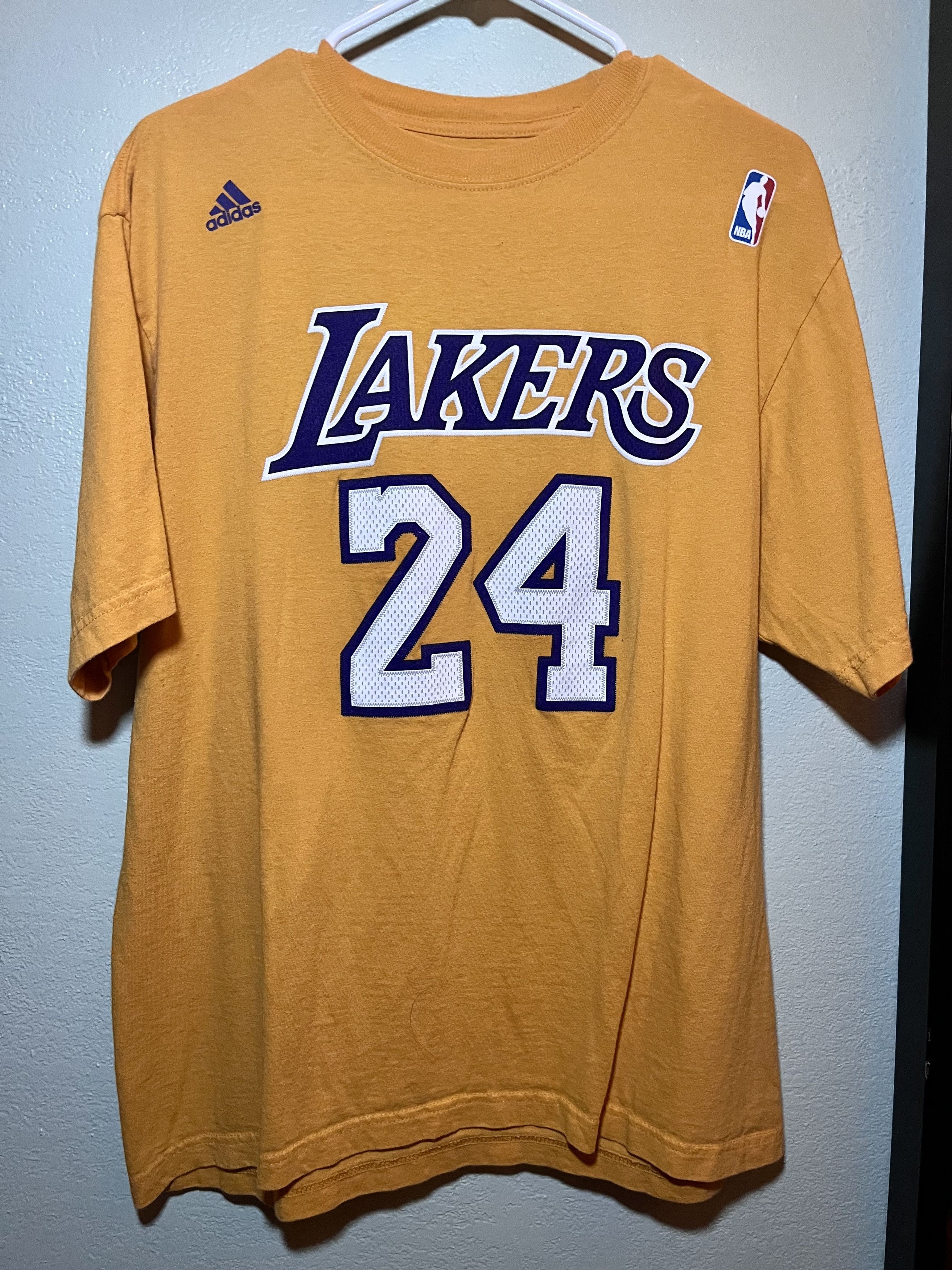 Kobe Bryant T-Shirt - Adidas x NBA - Vintage Lakers Tee