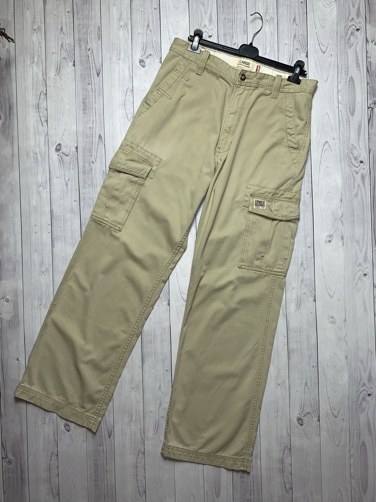 Levi's × Levi's Vintage Clothing × Vintage Vintage Levis cargo pants work wear pocket size 34 Size US 34 / EU 50 - 5 Thumbnail