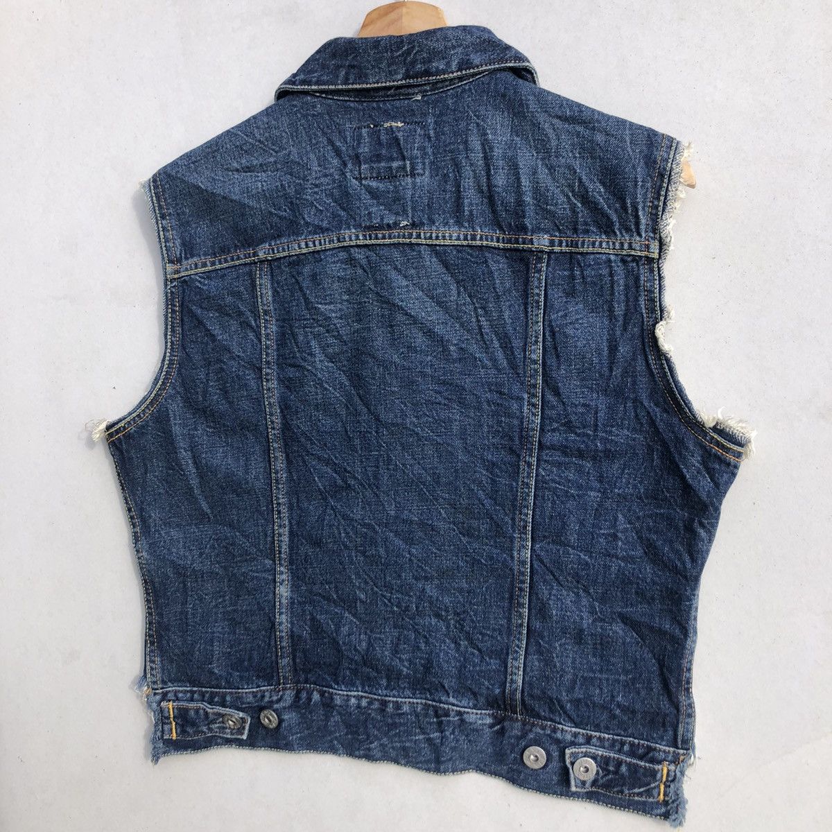 Gap RARE🔥 Gap Vests Denim Size L / US 10 / IT 46 - 7 Thumbnail