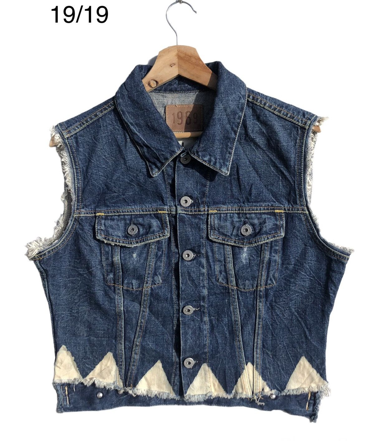 Gap RARE🔥 Gap Vests Denim Size L / US 10 / IT 46 - 1 Thumbnail