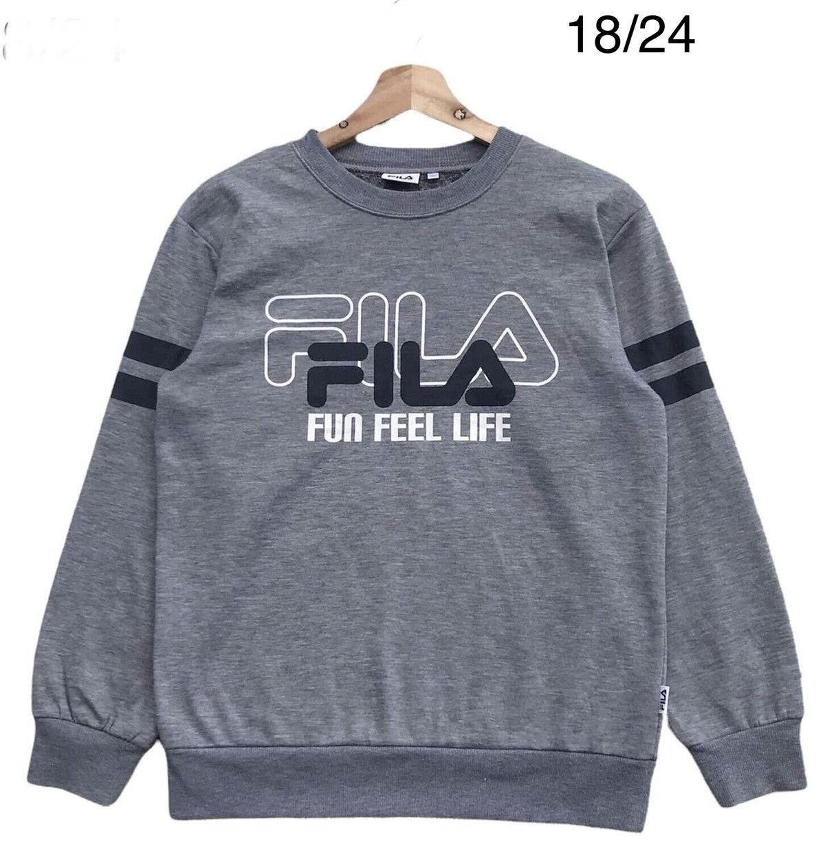 image of Fila Sweatshirts in Grey, Men's (Size XS)