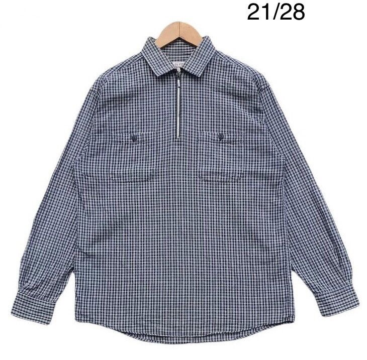 image of Band Tees x Flannel Elvis Presley in Blue White, Men's (Size Medium)