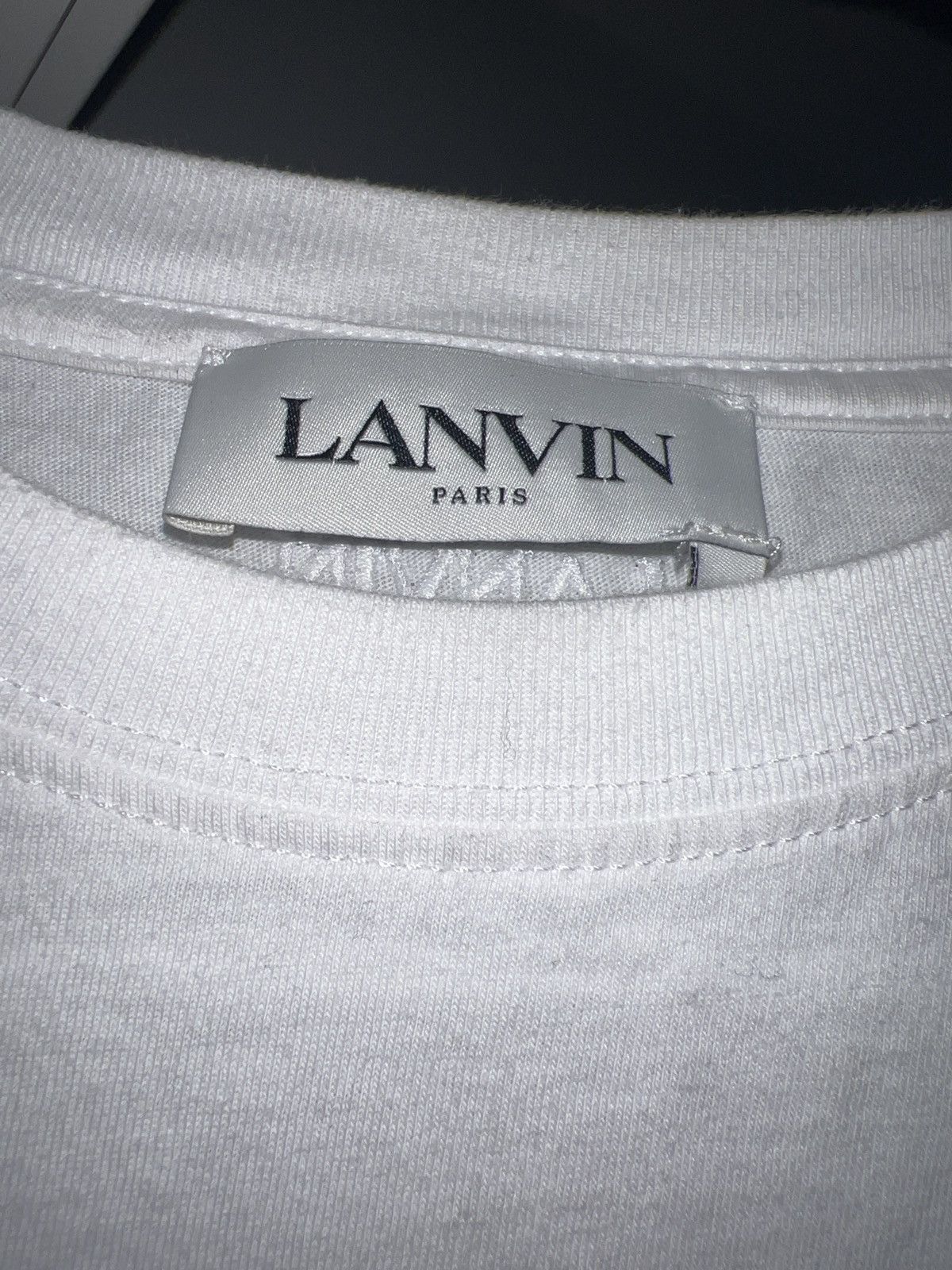 Gallery Dept. × Lanvin Gallery Dept x Lanvin White Painted Short Sleeve Tee Size US L / EU 52-54 / 3 - 4 Thumbnail