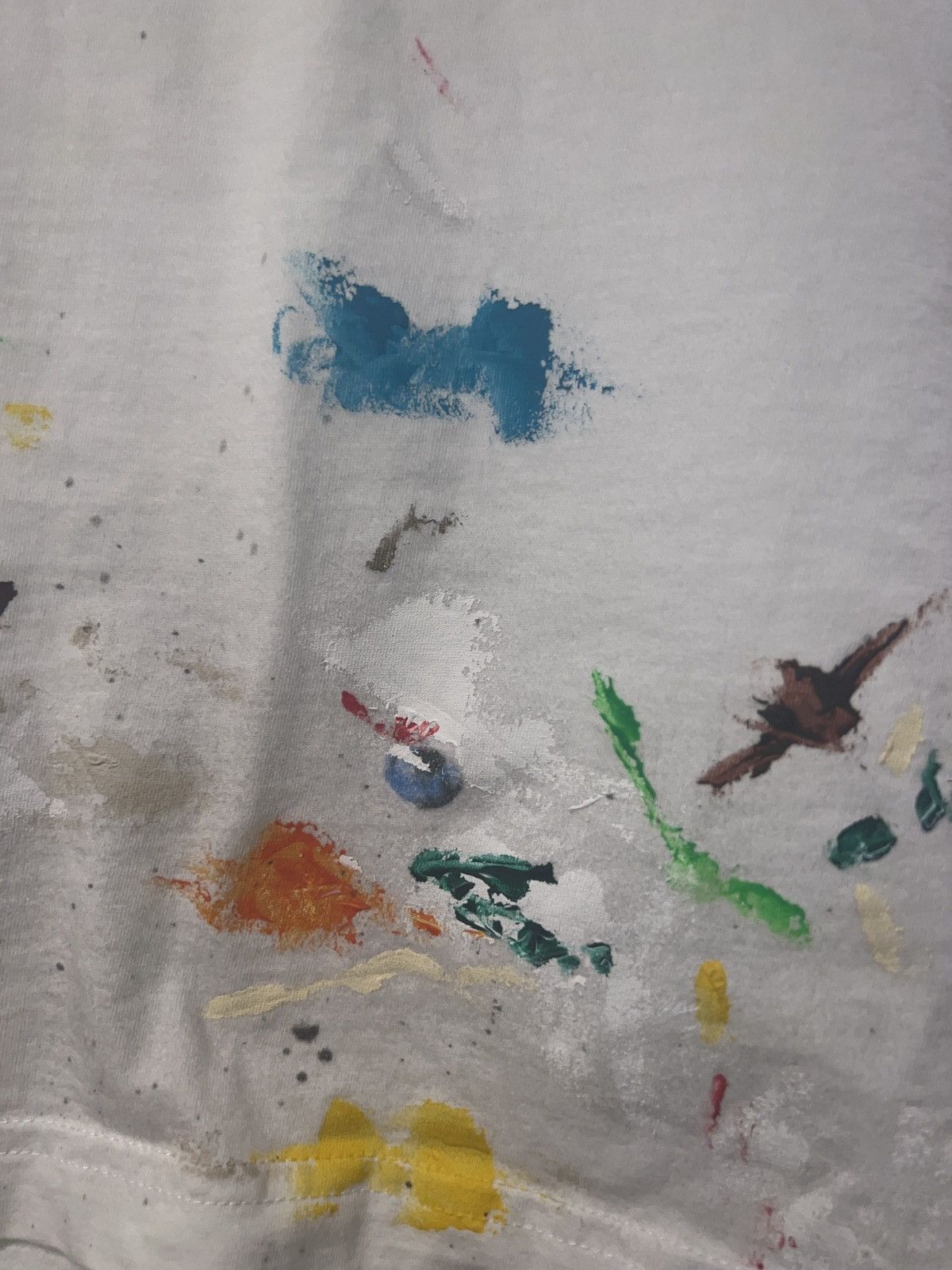 Gallery Dept. × Lanvin Gallery Dept x Lanvin White Painted Short Sleeve Tee Size US L / EU 52-54 / 3 - 7 Thumbnail