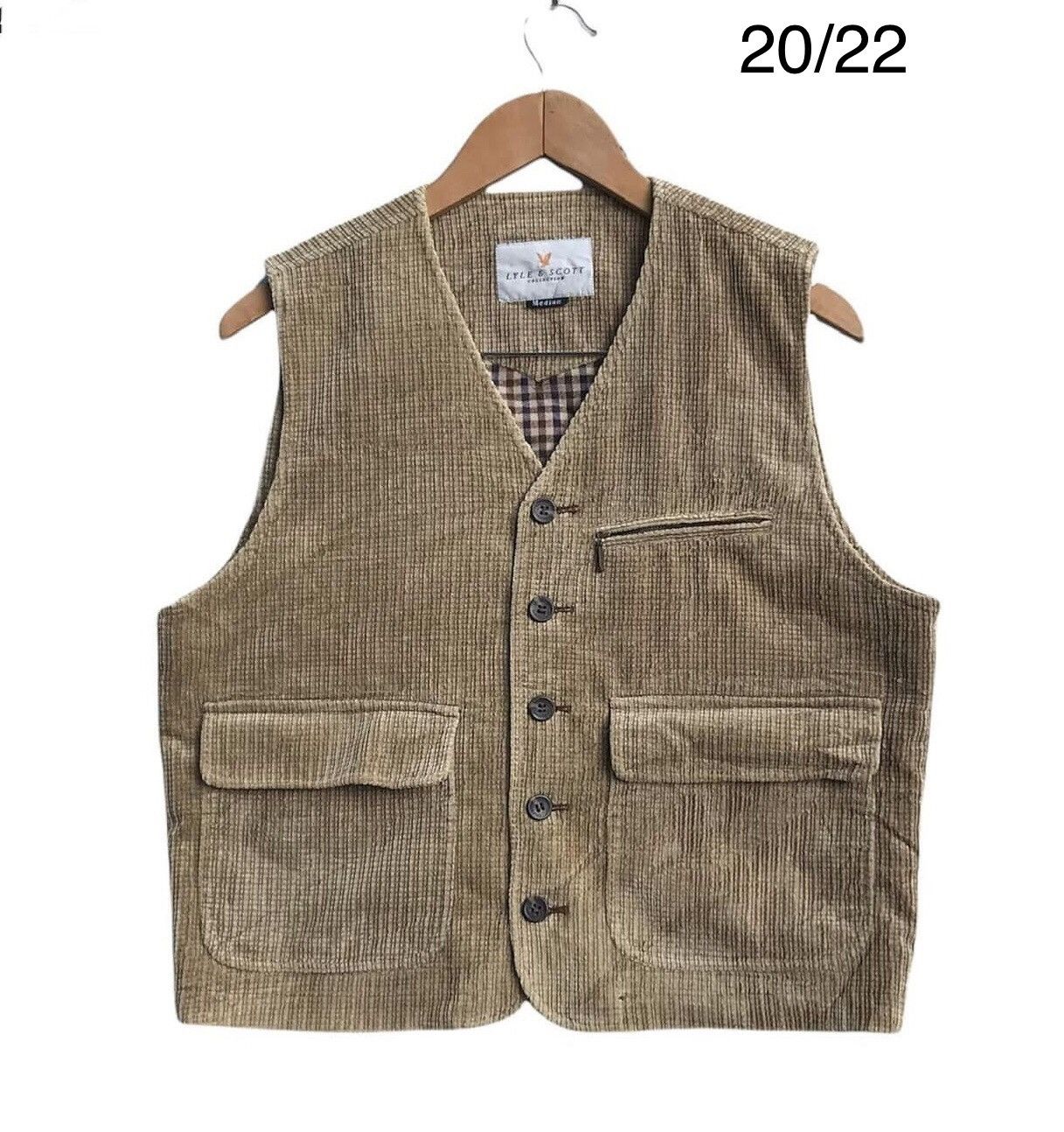 Lyle & Scott RARE🔥 Lyle & Scott Conduroy Vests Size US M / EU 48-50 / 2 - 1 Thumbnail