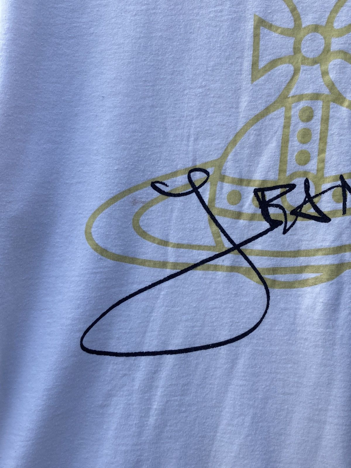 Vivienne Westwood Vivienne Westwood orb print tee big logo shirt Size US L / EU 52-54 / 3 - 4 Thumbnail