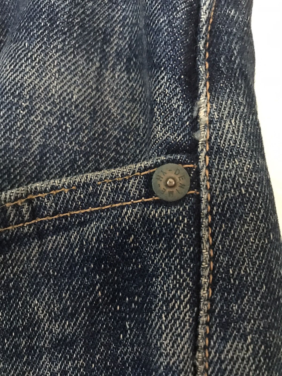 Denime Denime Japanese Distressed Jean Pant Size US 34 / EU 50 - 8 Thumbnail