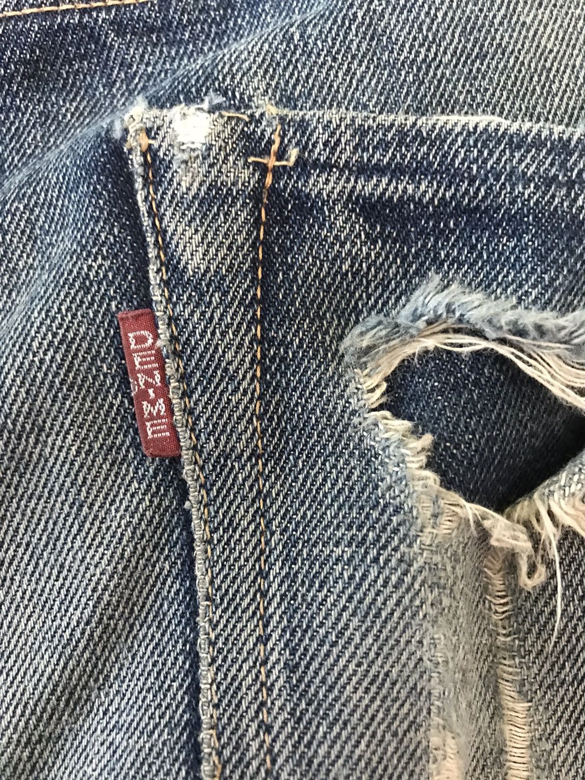 Denime Denime Japanese Distressed Jean Pant Size US 34 / EU 50 - 11 Thumbnail