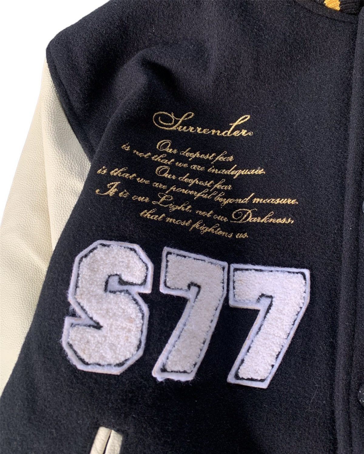 Surrender Surrender S77 Unkle Futura Varsity Jacket Size US L / EU 52-54 / 3 - 3 Thumbnail