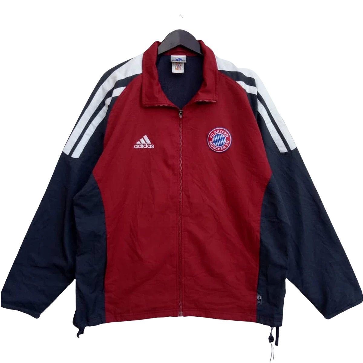 Vintage ADIDAS Bayern Munchen FC sweater zipper Jacket Size US XL / EU 56 / 4 - 1 Thumbnail