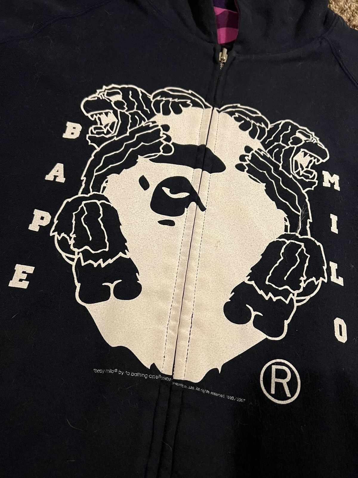 Bape Color Camo Reversible ZIp Hoodie Size US XL / EU 56 / 4 - 3 Thumbnail