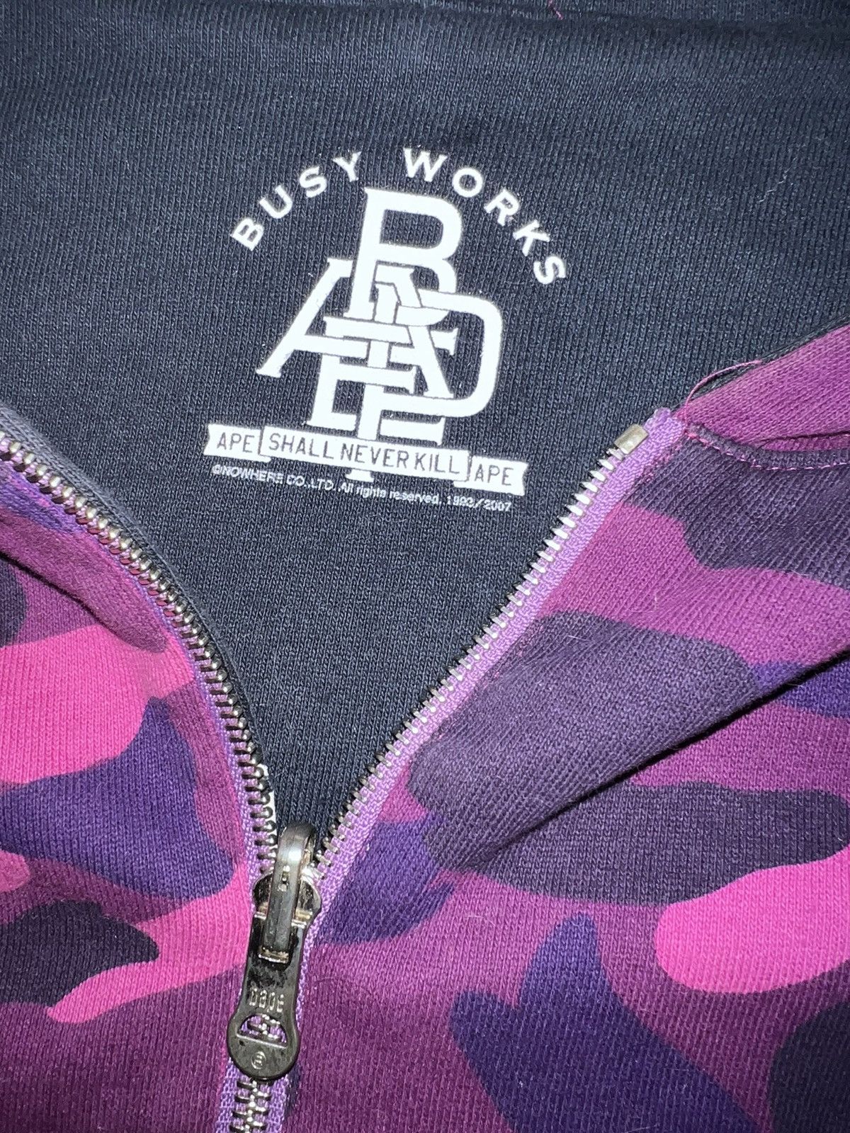 Bape Color Camo Reversible ZIp Hoodie Size US XL / EU 56 / 4 - 4 Thumbnail