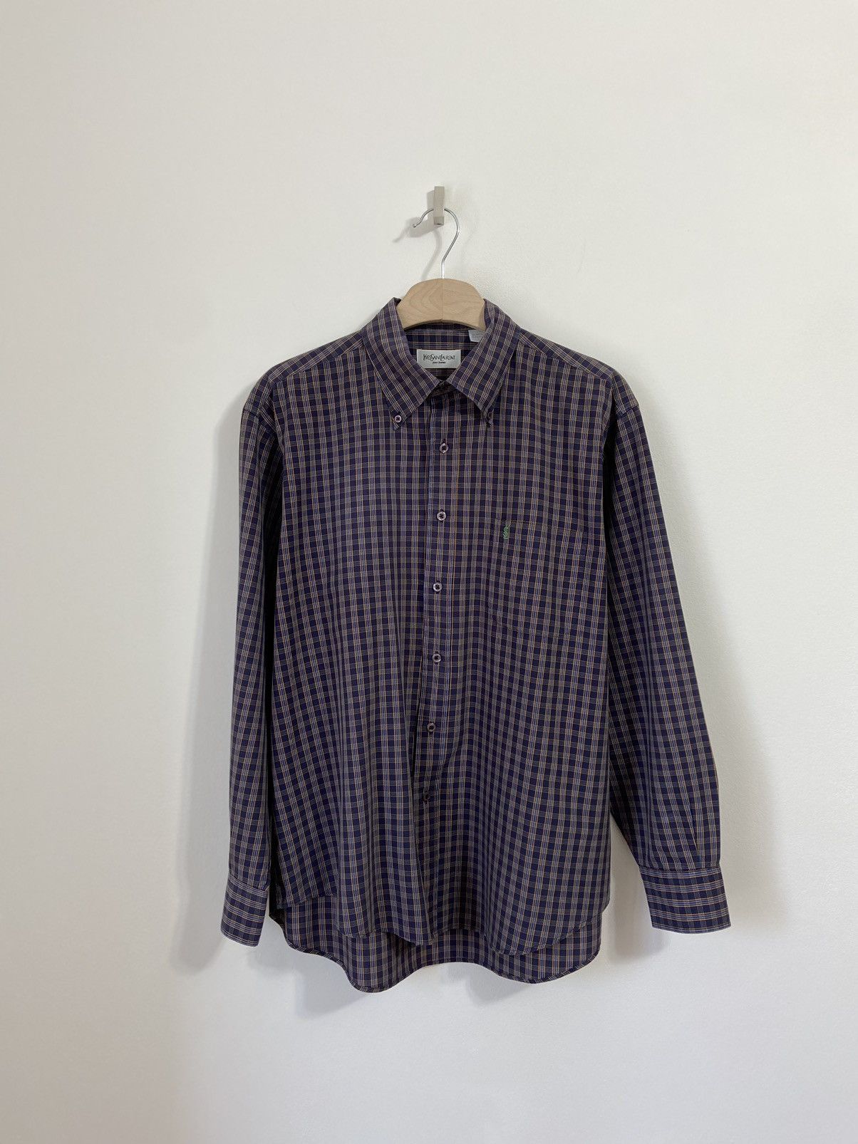 Yves Saint Laurent Yves Saint Laurent Button Up Shirt Size US L / EU 52-54 / 3 - 1 Thumbnail
