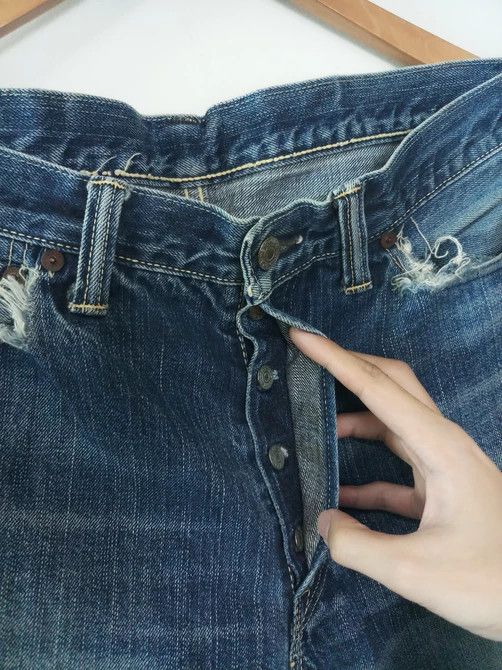 The Flathead Lot. 3001 Selvedge Denim Shorts